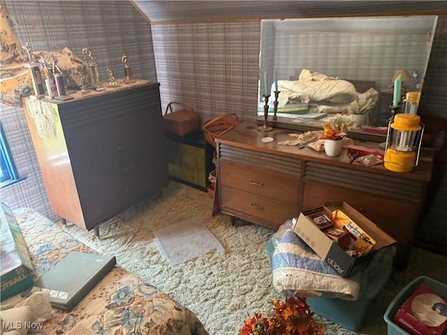 19693 Dudley Rd, Caldwell, OH 43724 - bedroom with wallpapered walls
