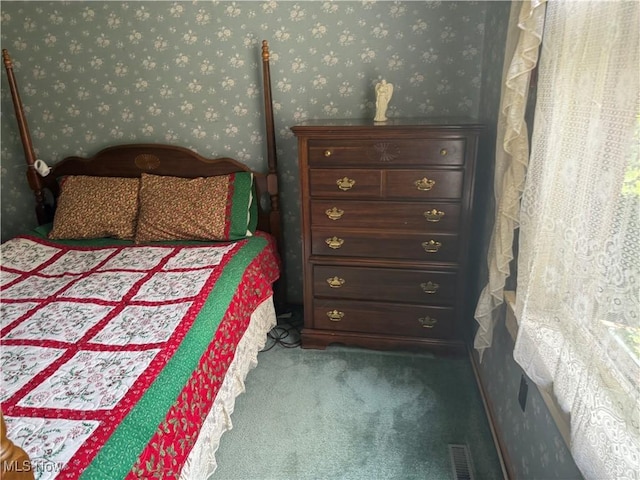 19693 Dudley Rd, Caldwell, OH 43724 - bedroom featuring wallpapered walls and carpet flooring