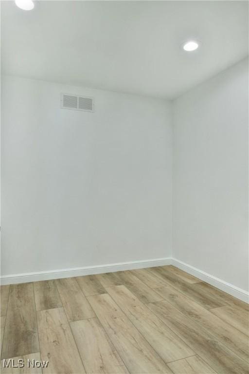 2320 Wilshire Dr, Cortland, OH 44410 - spare room with light wood-style floors and recessed lighting