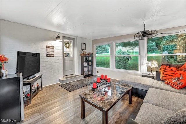 6118 Echodell Ave NW, North Canton, OH 44720 - living area featuring wood finished floors
