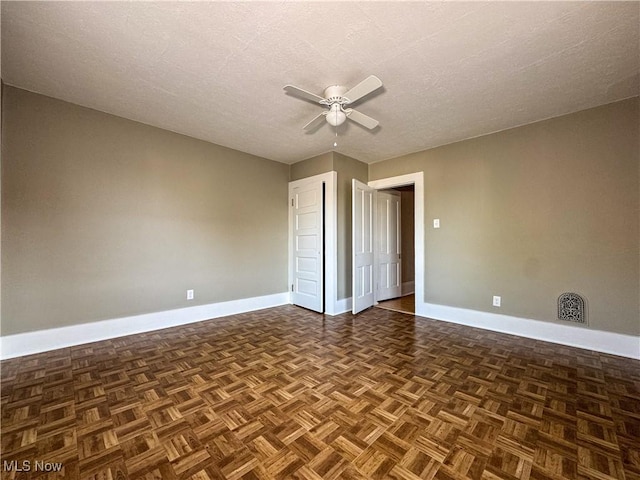 101 Ridgeway St, Struthers, OH 44471 - spare room featuring ceiling fan and a textured ceiling