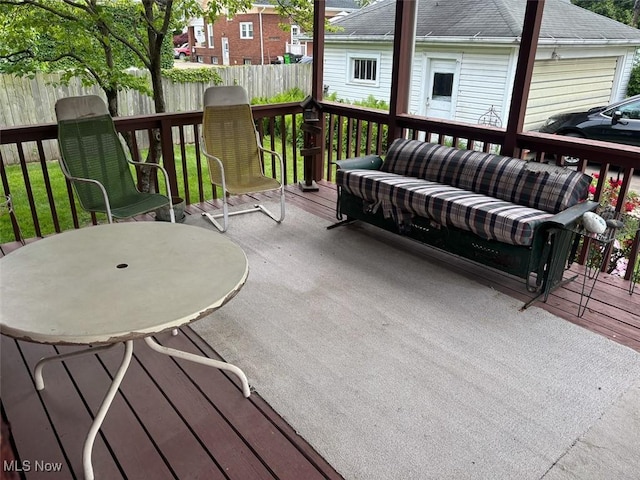 1051 Oakwood Ave NE, Massillon, OH 44646 - view of deck