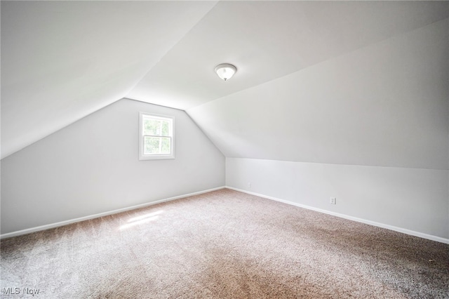 6136 Lake Rd W, Ashtabula, OH 44004 - bonus room featuring vaulted ceiling and carpet flooring