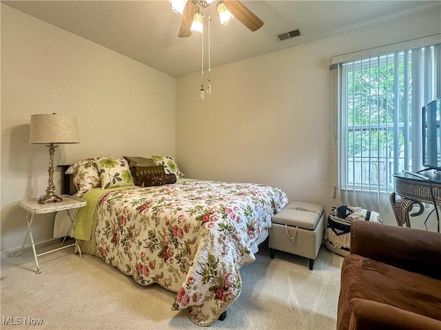 203 Willow Brook Dr NE, Warren, OH 44483 - carpeted bedroom featuring ceiling fan and baseboards