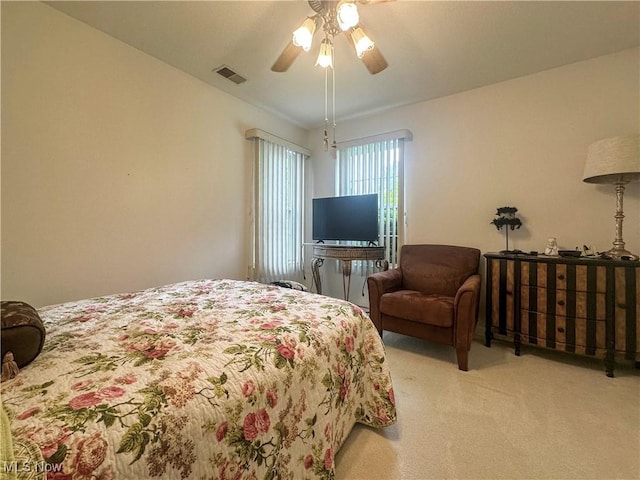 203 Willow Brook Dr NE, Warren, OH 44483 - bedroom featuring carpet flooring and ceiling fan