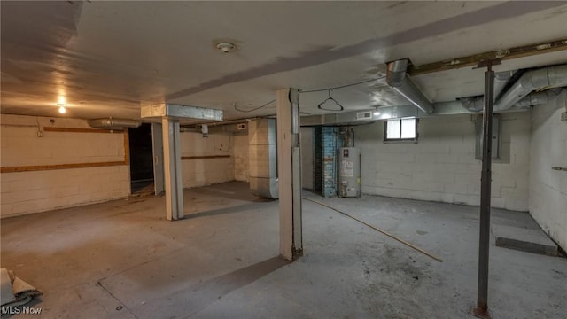 1515 Stewart Ave, Cambridge, OH 43725 - below grade area featuring water heater and electric panel