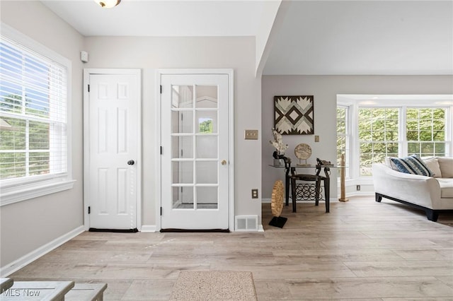 3846 Washington Blvd, University Heights, OH 44118 - entryway featuring light wood-style flooring and plenty of natural light