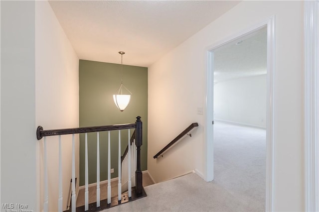 3478 Shadow Ledge Dr, Twinsburg, OH 44087 - stairs featuring carpet floors