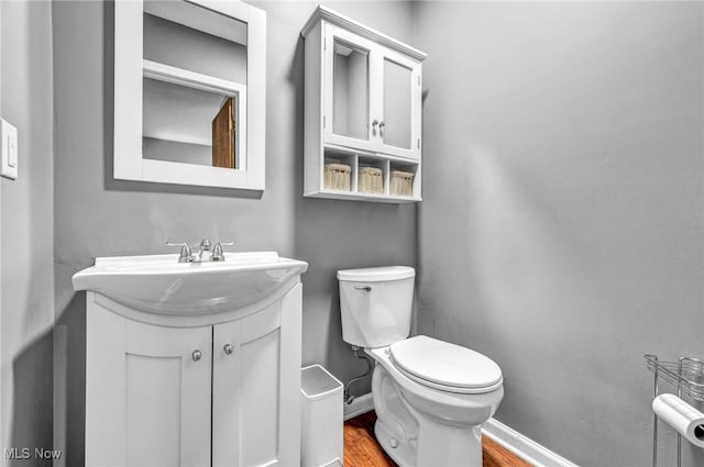 2709 Graham Rd, Stow, OH 44224 - half bathroom with wood finished floors and vanity