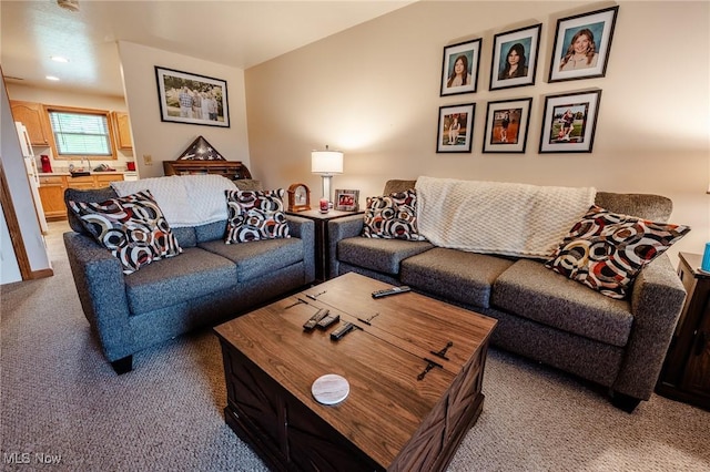 412 SW Weber Ave, Strasburg, OH 44680 - view of carpeted living room
