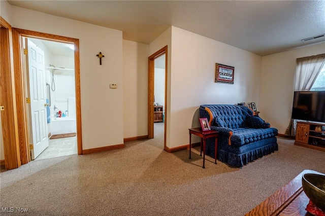 412 SW Weber Ave, Strasburg, OH 44680 - carpeted living area featuring baseboards