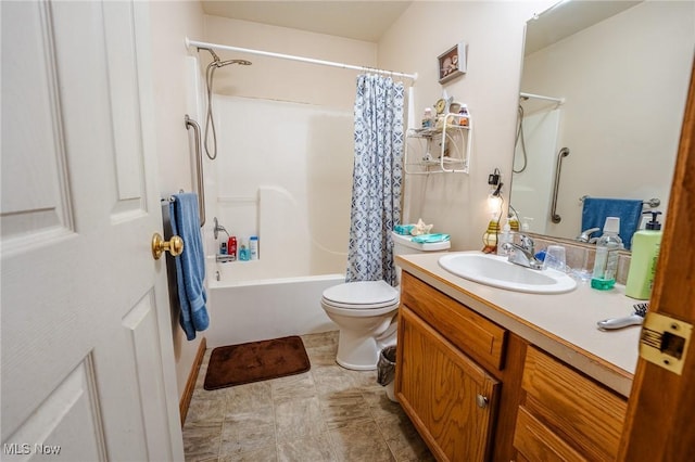 412 SW Weber Ave, Strasburg, OH 44680 - full bathroom with vanity and shower / bath combination with curtain