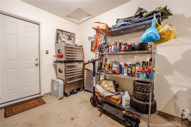 412 SW Weber Ave, Strasburg, OH 44680 - miscellaneous room featuring unfinished concrete flooring