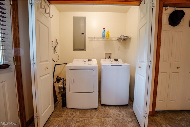 412 SW Weber Ave, Strasburg, OH 44680 - washroom with independent washer and dryer and electric panel