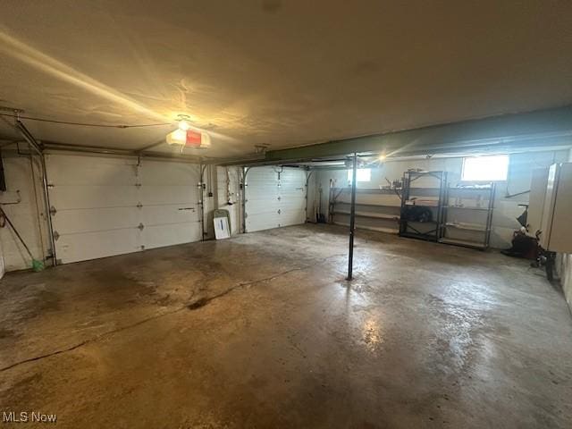 188 Court St, Follansbee, WV 26037 - garage featuring a garage door opener