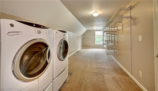 85551 Beagle Club Rd, Scio, OH 43988 - washroom with washer and clothes dryer and carpet floors