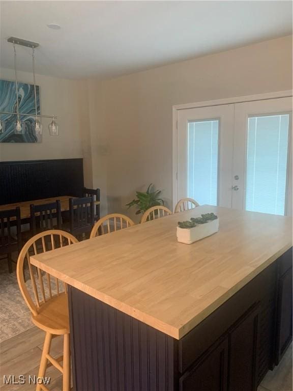 982 Day St, Conneaut, OH 44030 - dining space with light wood-type flooring