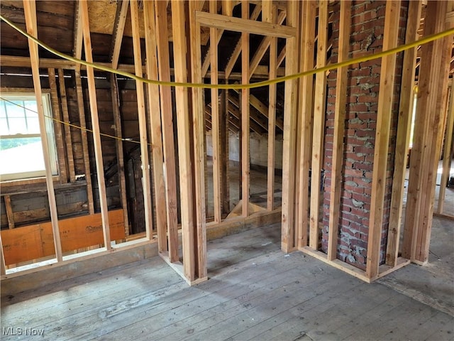7810 Avon Lake Rd, Lodi, OH 44254 - miscellaneous room with hardwood / wood-style flooring