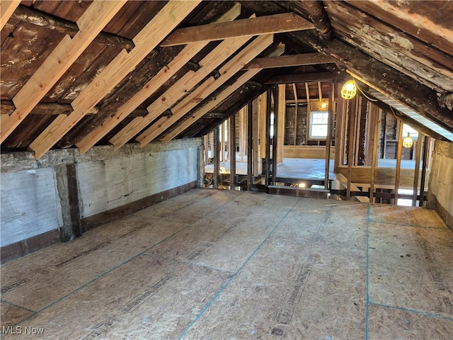 7810 Avon Lake Rd, Lodi, OH 44254 - view of unfinished attic