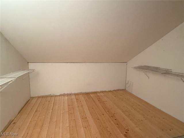 2484 Township Road 262, Bergholz, OH 43908 - walk in closet with vaulted ceiling and light wood-style flooring