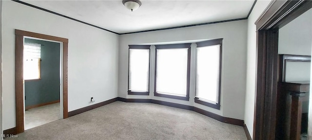 215 N 10th St, Cambridge, OH 43725 - carpeted empty room featuring healthy amount of natural light and ornamental molding