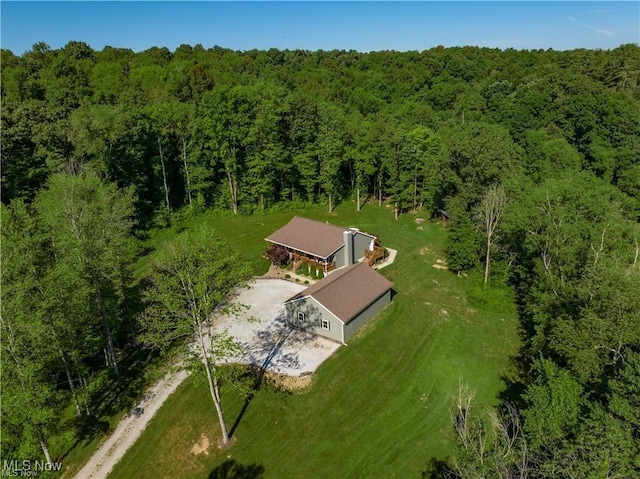 62063 Savage Rd, Cambridge, OH 43725 - view of subject property with a heavily wooded area