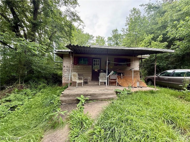 165 Killwell Run Rd, Marietta, OH 45750 - back of property featuring stone siding