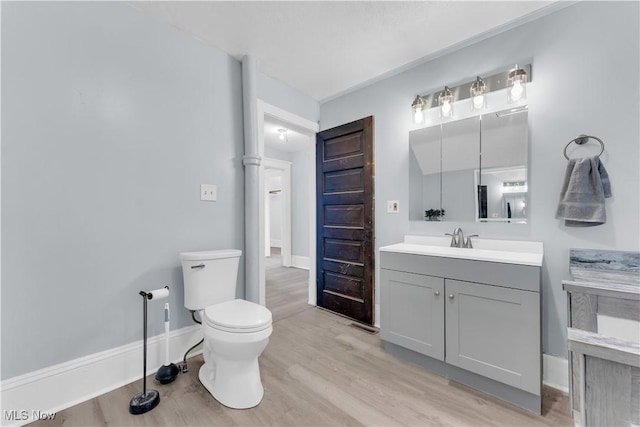3009 Delmar Ave, Cleveland, OH 44109 - bathroom featuring vanity and wood finished floors