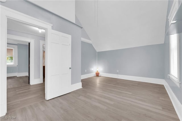 3009 Delmar Ave, Cleveland, OH 44109 - additional living space featuring wood finished floors and lofted ceiling