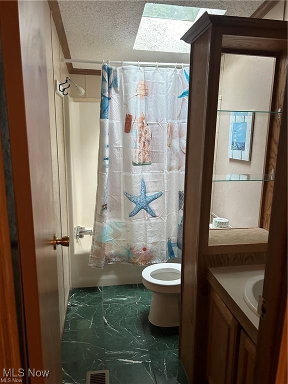 170 Sandcastle Dr, Put-In-Bay, OH 43456 - full bathroom with vanity and shower / bath combo with shower curtain