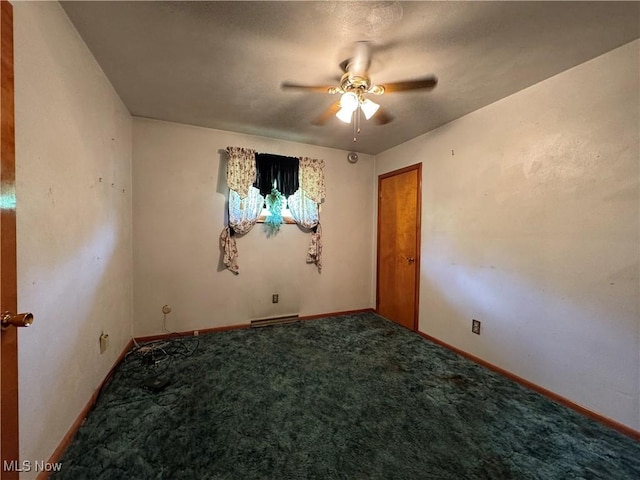 1281 Township Road 129, Adena, OH 43901 - unfurnished room featuring a ceiling fan and carpet flooring
