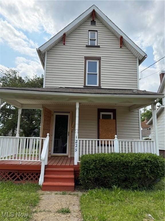 1225 Shorb Ave NW, Canton, OH 44703 - view of front of house featuring a porch