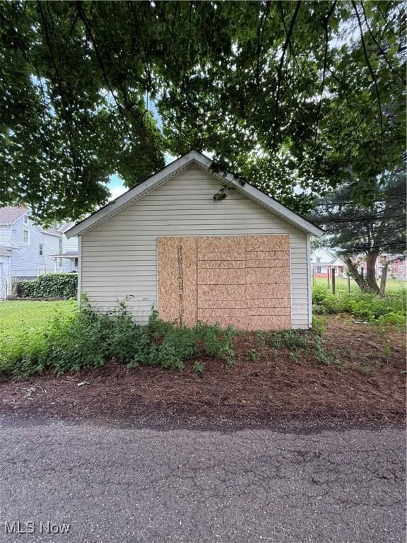 1225 Shorb Ave NW, Canton, OH 44703 - view of home's exterior featuring an outdoor structure