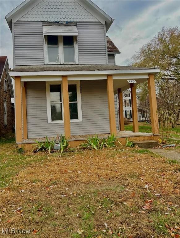 445 N 3rd, Cambridge, OH 43725 - view of front of house featuring a porch