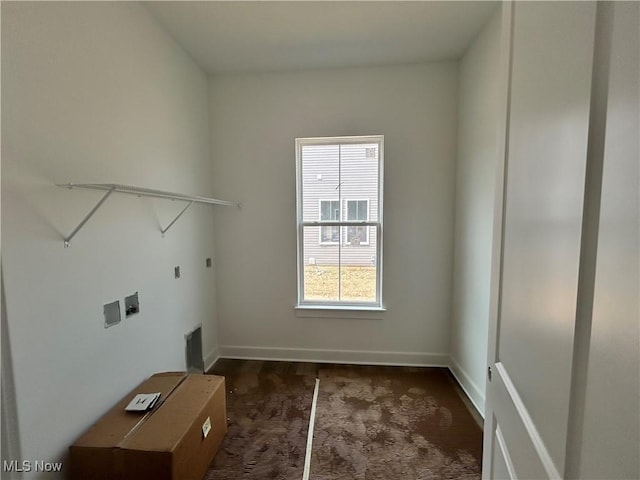 8928 Camden Rd NW, Massillon, OH 44646 - laundry room with electric dryer hookup and hookup for a washing machine