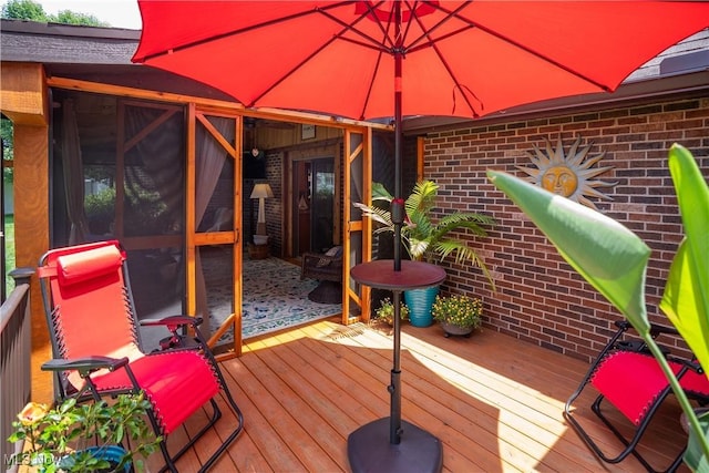 5507 13th Ave, Vienna, WV 26105 - view of wooden deck