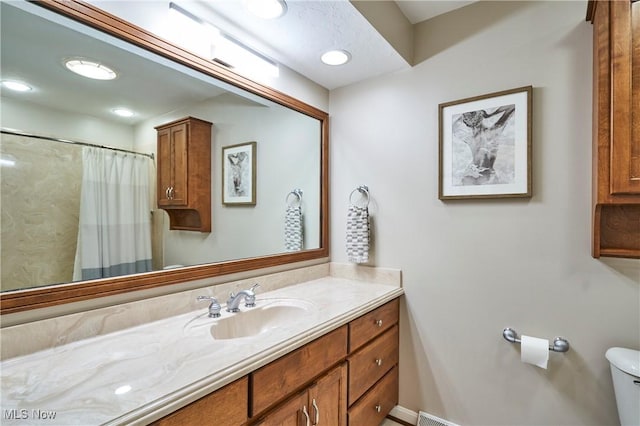 3145 Franks Rd, Clinton, OH 44216 - full bathroom with vanity and a shower with shower curtain