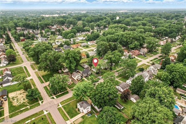 341 Kenmore Ave NE, Warren, OH 44483 - aerial view of property's location with nearby suburban area