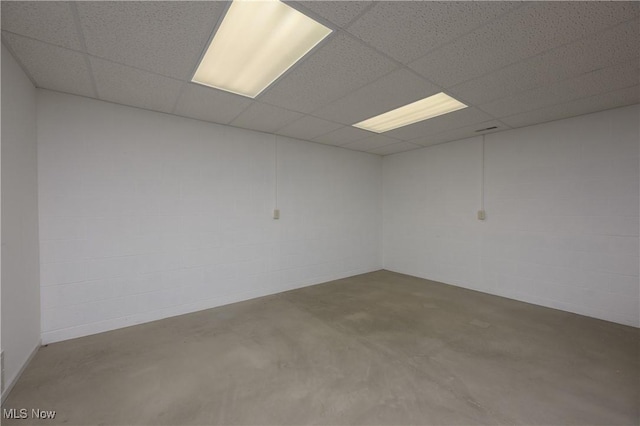 1011 Sequoia Dr NW, Strasburg, OH 44680 - finished below grade area with a drop ceiling