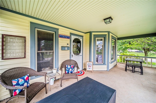 98 W Walnut St, Jefferson, OH 44047 - view of covered porch