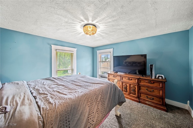 98 W Walnut St, Jefferson, OH 44047 - bedroom featuring carpet flooring and a textured ceiling