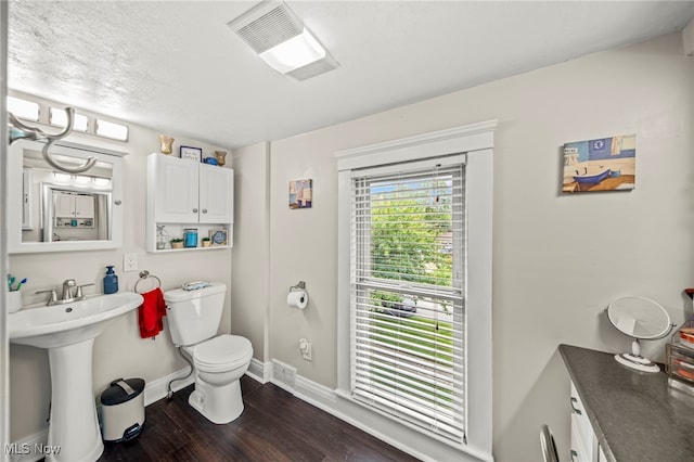 98 W Walnut St, Jefferson, OH 44047 - half bath with wood finished floors and toilet