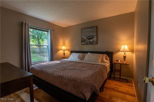 1399 Neptune Ave, Akron, OH 44301 - bedroom with wood finished floors and baseboards