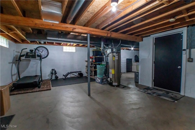 1399 Neptune Ave, Akron, OH 44301 - below grade area with water heater