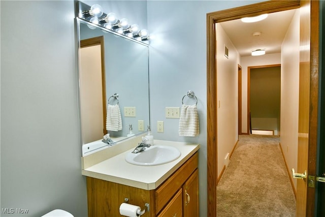 2304 Bianca Ln, Cortland, OH 44410 - bathroom featuring vanity and toilet