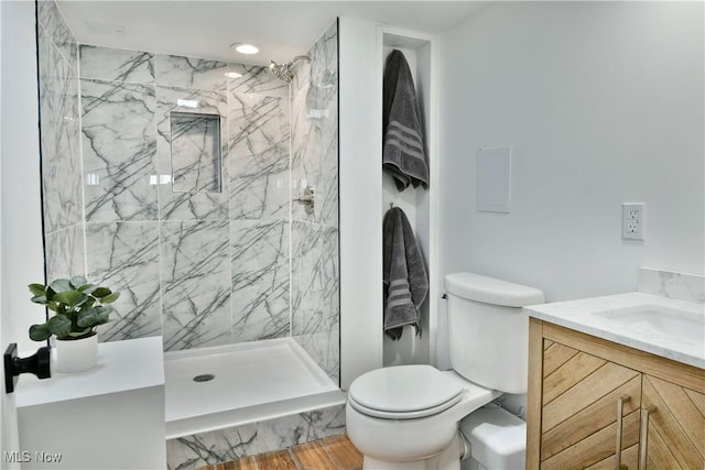 2304 Bianca Ln, Cortland, OH 44410 - full bath featuring vanity and a marble finish shower