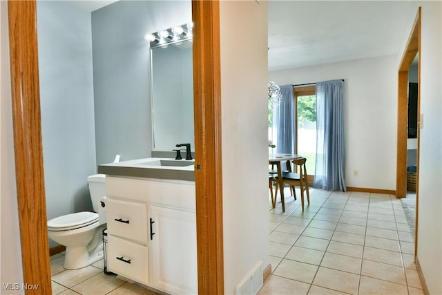 2304 Bianca Ln, Cortland, OH 44410 - bathroom with tile patterned floors and vanity