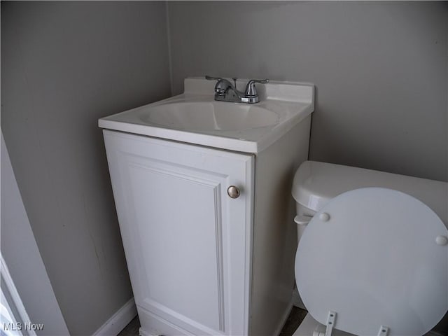 3814 Russell Ave, Parma, OH 44134 - bathroom featuring vanity and baseboards