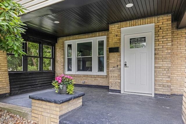 3549 Kent Rd, Stow, OH 44224 - view of exterior entry with brick siding