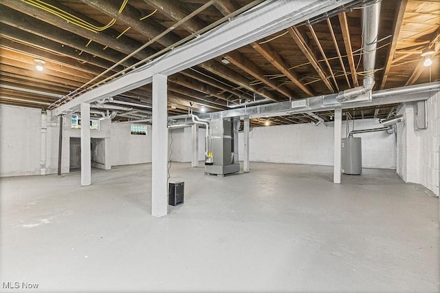 3549 Kent Rd, Stow, OH 44224 - unfinished below grade area featuring heating unit and water heater